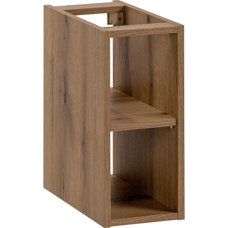 Cube de rangement de salle de bain - Chêne Evoke - L20-H47-P44 - AREA (1/3)