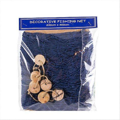 Wandaufkleber mit Fischernetzmotiv und Muschelbojen, Hängeaccessoire für ein maritimes Thema, 2er-Set, origineller Wandaufkleber (1/5)