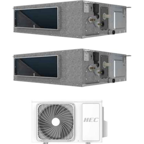 Climatiseur Split Gainable Hec By Haier Mp Freematch 18+18 Btu Avec 2H24WEAFRA Wi-fi Inverter R-32 Classe A++