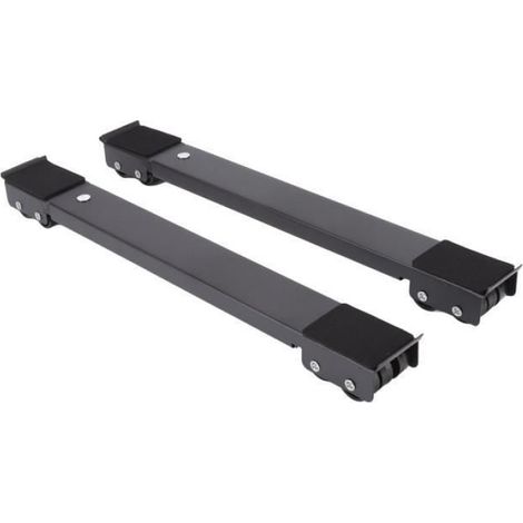Support de rouleau mobile 2 ensembles de roues mobiles à base surélevée pour meubles de support de rouleau linge lit - Vvikizy (1/2)