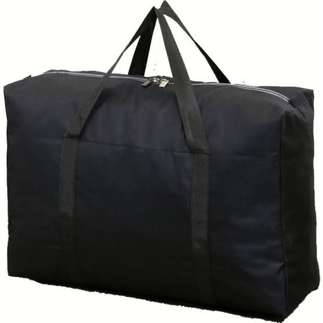 Sollbry Práctica bolsa de almacenamiento, bolsa de almacenamiento gigante, bolsa extragrande impermeable y duradera con asa de lona para ropa de cama, mantas, edredones, ropa de casa (804825cm) (1/3)