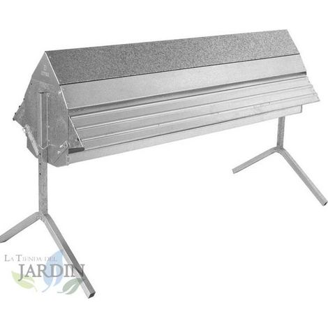 Lammfutterautomat 208 x 80 cm.  Kapazität 110 kg