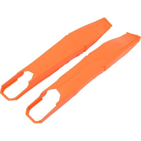 paire de protections de bras oscillant gauche et droite, anti-poussière, compatibles avec les modèles EXC 125, 200, 250, 300, 350, 400, 450 et 500 (orange). (1/5)