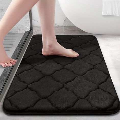 Alfombrilla de baño de espuma viscoelástica, base antideslizante y altamente absorbente. (1/5)