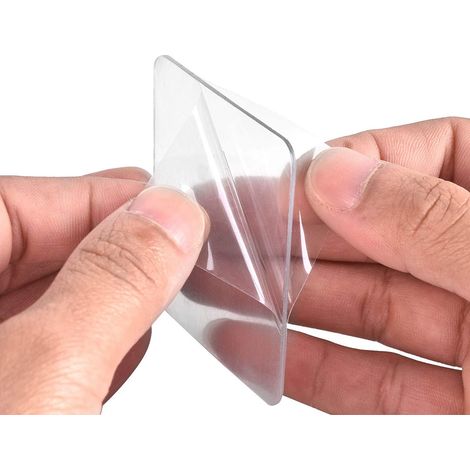 Ventouse adhésive universelle - Gel double-face 20 pièces - Stickers réutilisables pour téléphone, clés et objets (1/5)