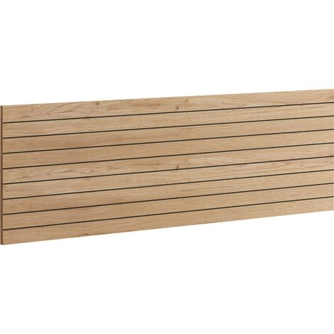 Pegane – Tête de lit chêne doré 160x1,60x50 cm – Panneaux de particules mélamine haute densité – Fabrication espagnole certifiée PEFC