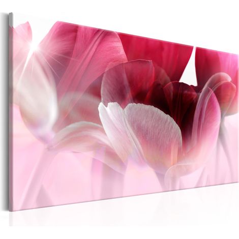 Quadro - Nature: Pink Tulips - 120x80 (1/4)