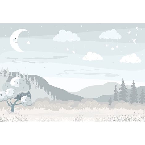 Papier peint panoramique Enfants - Paysage - 377 cm x 255 cm (1/2)