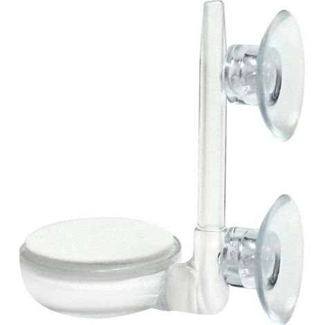 Aquarium Pierre a Air, Diffuseur d'air pour Aquariophilie, Pierre à Bulles utilisé dans Les Aquariums et Les Pompes hydroponiques avec vanne de contrôle et ventouses (35 mm) (1/4)