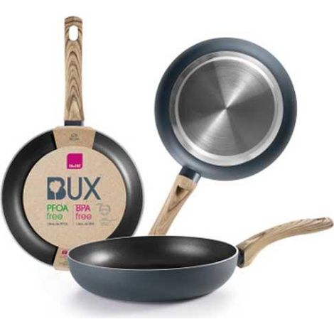 Ibili BUX padella per friggere argento 20 cm induzione