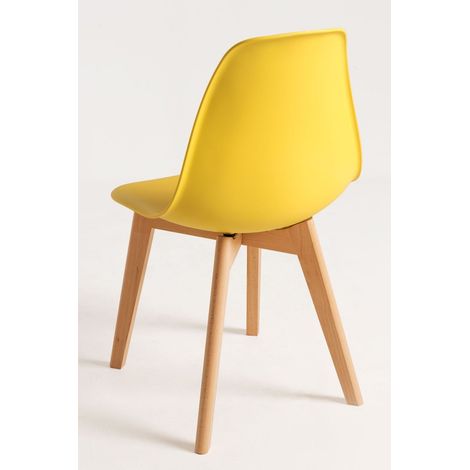 Packs Sillas Comedor - Pack 4 Sillas Kelen - Amarillo