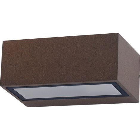 Applique LED murale mod. Valencia couleur corten (1/3)