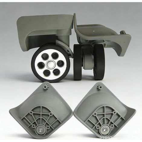 Roues de Remplacement pour Valise A85 Gris Clair - Pièces Universelles pour Bagages Roulettes Endurantes (1/3)