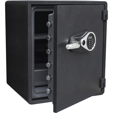 Coffre-fort de sécurité en acier ST-100 - 43L paroi ignifuge 60mm (1/3)