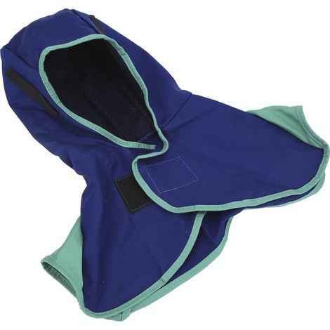 Cagoule de protection respirante pour soudeur, ignifugée, protégeant la tête et le cou.