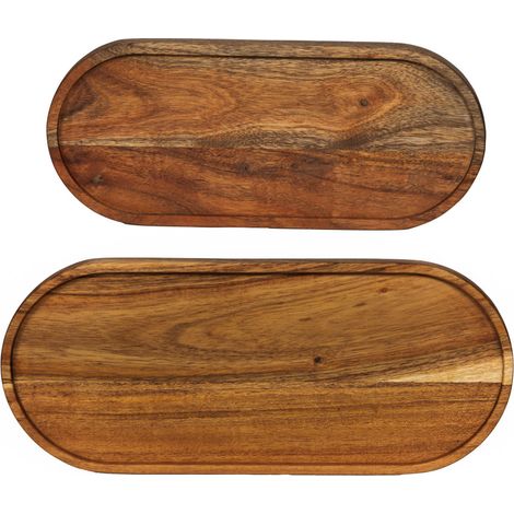 Table Passion - Lot de 2 plats ovales Seve 35x15 cm (1/4)