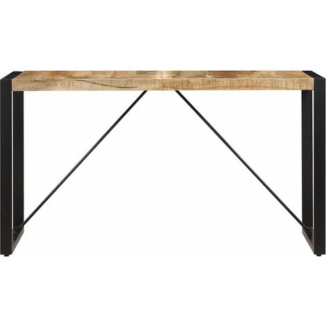 Maison Exclusive - Tavolo da Pranzo 140x70x75 cm in Legno Massello di Mango (1/5)