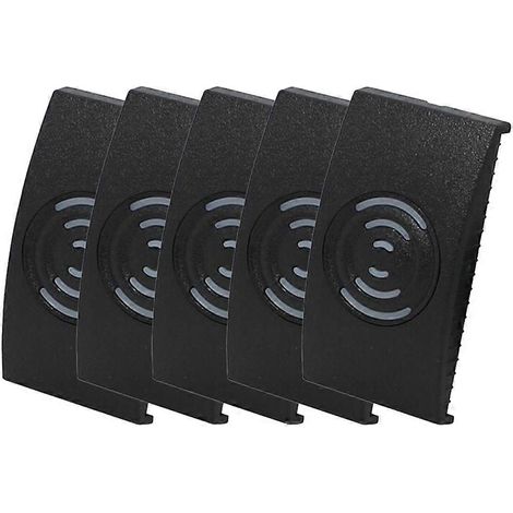 Cinq lecteurs de cartes à puce RFID, étanches IP65, 13,56 MHz, adaptés aux systèmes de contrôle d'accès, interface Weigand34. (1/5)