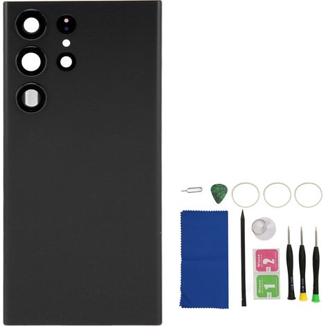 Coque Arrière En Verre - Pour Samsung S23 Ultra - Avec Lentille De Caméra Préinstallée - 1 Pièce (1/5)