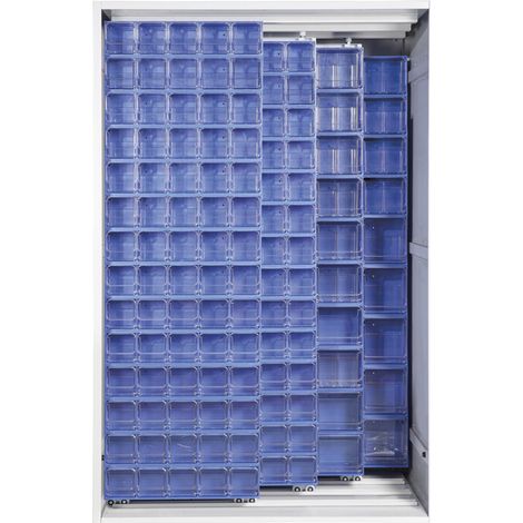 Armadio 3 p.scorrevoli cristal box 224 cass. blu