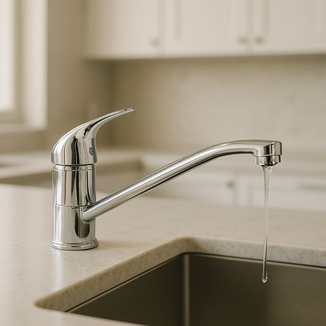 Rubinetto Miscelatore Monocomando Cromato per Cucina e Bagno