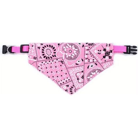Bandana pour chien à motif cachemire — Bavoir anti-bave réglable pour chiens et chats de petite à moyenne taille