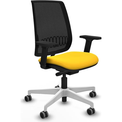 Bürostuhl piqueras y crespo Alares schwarz Mesh Kunstleder (1/2)