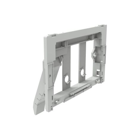 FugaFlow Eccelente Press Plaque arrière pivotante - pour plaque de déclenchement Qeramiq Push (métal) avec entrée - compatible avec Geberit UP320