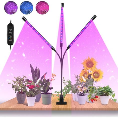 ALOVZE 30W Tasmor Pflanzenlampe, Zimmerpflanzenlampe mit 60 360°-LEDs, Gartenbaulampe mit Timer (1/4)