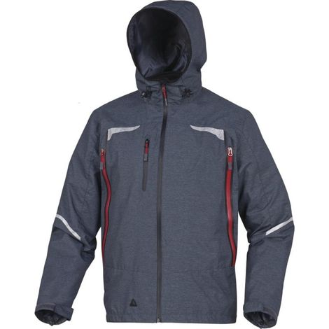 PARKA DELTA PLUS 3 IN 1 MIT ABNEHMBARER SOFTSHELL-JACKE POLYAMID /POLYESTER BESCHICHTET GRAU -EOLEGR0 58/60 (2XL)   58/60 (2XL)