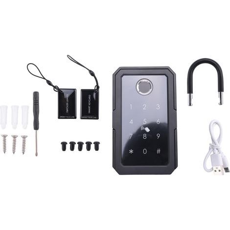 Boite a Clef Securisee, Smart Key Box Fechadura Eletronica Support étanche pour empreintes digitales Serrure de porte Ttlock Wifi (1/5)