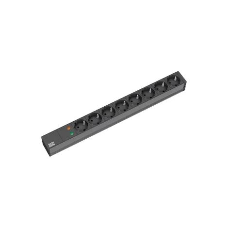 Bachmann 19Zoll Steckdosenleiste 8f 1HE, m.Übersp.Schutz 333.534 (1/2)