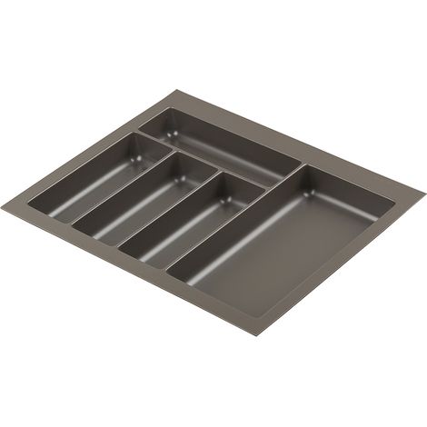Bandeja para cubiertos Nolago para Merivobox 508x423mm gris basalto SANS MARQUE