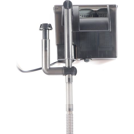Filtro de cascada colgante, skimmer para acuario, aireación 300 L/H (1/4)
