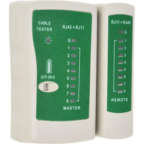 RJ45/RJ11-Netzwerkkabeltester, Doppelfunktions-Leitungssuchgerät, Multifunktions-Telefonkabeldetektor (1/5)