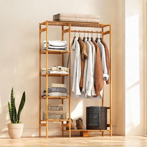 Porte-manteau 6 niveaux 90 x 30 x 145 cm (1/5)
