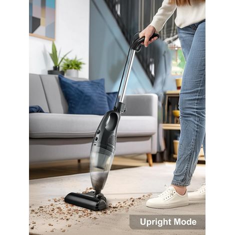 2-in-1 Upright Handheld Vacuum Cleaner - Corded Stick Vacuum with HEPA Filter for Efficient Cleaning - Lightweight & Versatile (Grey) (1/5)