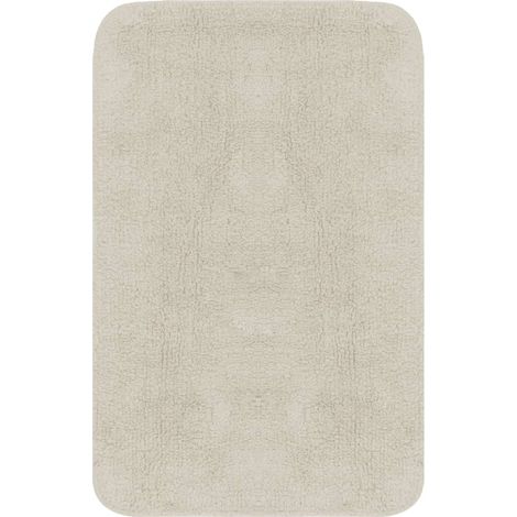 Maison Exclusive - Set Tappetini per Bagno 3 pz in Tessuto Bianco