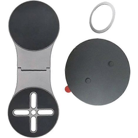 Support magnétique de bureau pour ordinateur portable, support latéral pour téléphone et trépied. (1/5)