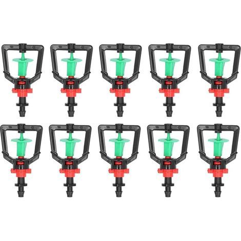 10 Ensembles rotatifs de Type G Micro buse Plantes arrosage arroseur réfraction buse de pulvérisation pour Serre (1/5)