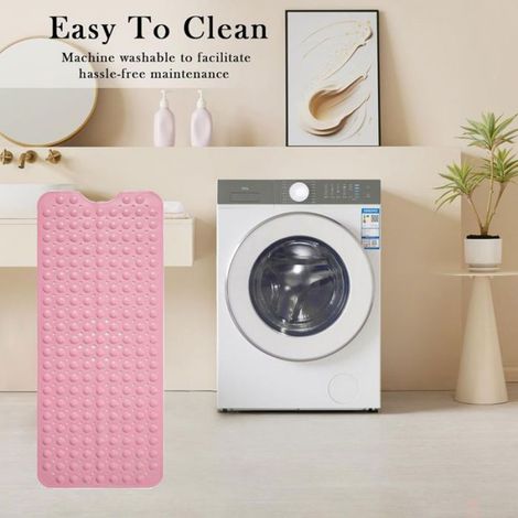 Tapis De Bain - 200 Ventouses - Antidérapant - Pour Baignoire - 40 X 100 Cm - En Pvc Sans Bpa Sans Latex - 1 Pièce (1/5)
