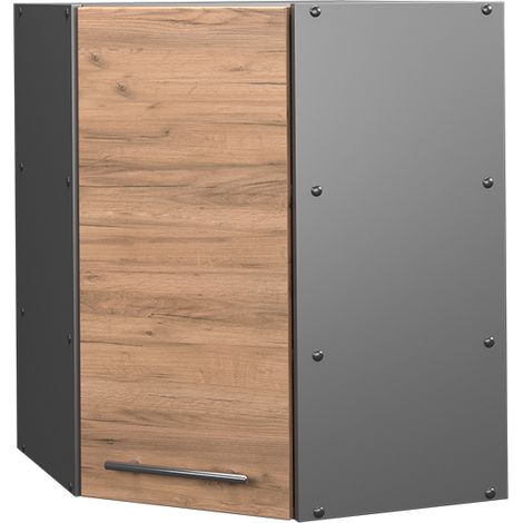 Mobile angolare da cucina Fame-Line, Rovere dorato, 57 cm, Vicco (1/5)