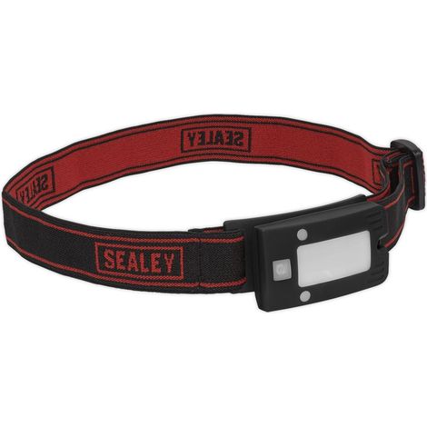 Sealey Rechargeable Head Torch 2W COB LED Auto-Sensor Black LED360HT (1/5)