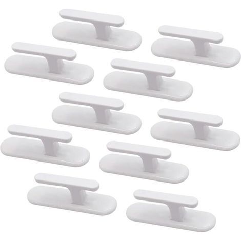10Pcs Câble Organisateur Enrouleur de Cordon,Enrouleurs de cordons de stores,pour Petits Appareils Ménagers, Mélangeur, Cafetière(Blanc) (1/4)