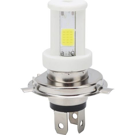 LED Headlight Bulb, H4 LED Motorcycle Headlight Bulb High/Low Beam White Light 1080LM 6500K Motorbike Front Lamp
