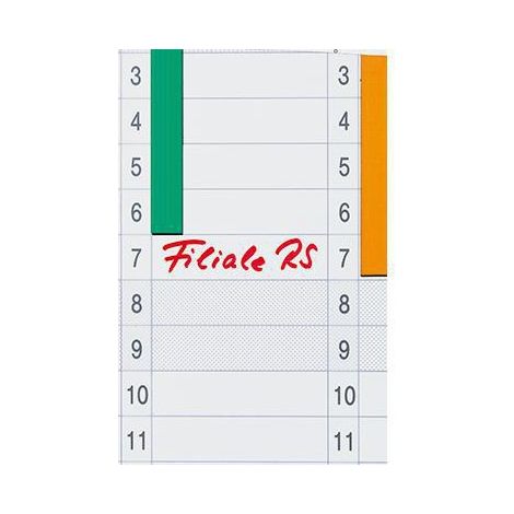 Datumstreifen 14 x 42 cm (B x H) 1-31 JK703 transparent 12 St./Pack. (1/4)