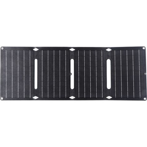 36W Tragbares Solarpanel-Set, faltbares Solarladegerät mit 2 USB-Ausgängen für Kameras, Handys und Laptops (1/5)