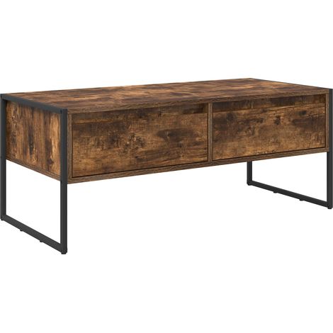 Maison Exclusive - Tavolino da salotto Quercia Fumosa 100 x 46 x 40 cm