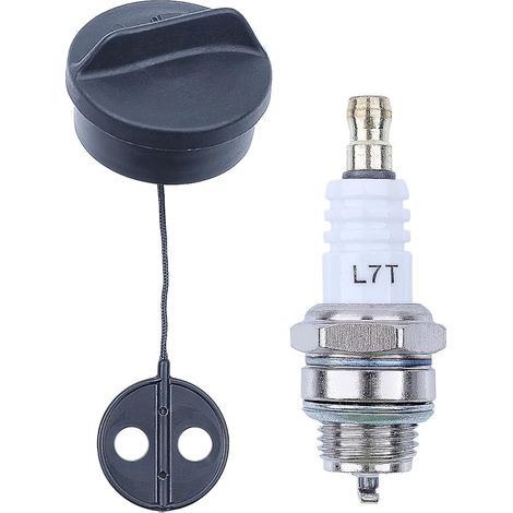 Bouchon de réservoir de carburant avec Bougie d'allumage pour Stihl FS38 FS45 FS46 FS48 FS52 FS55 FS56 FS62 FS66 FS72 FS75 FS76 FS80 FS81 FS85 FS88 débroussailleuse remplace 4128-350-0505 (1/5)