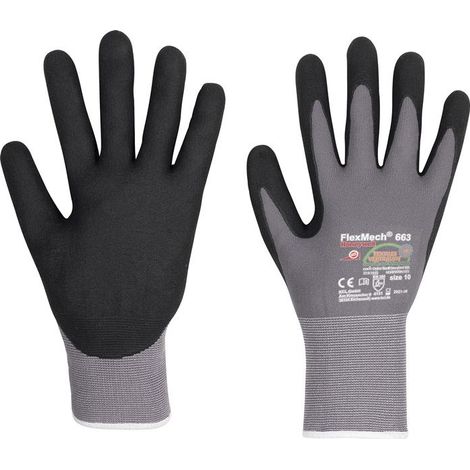 HONEYWELL Gants FlexMech 663 taille 7 gris/noir 10 paires ( 4000391107 ) (1/5)
